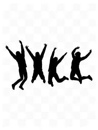 剪影实拍10144736大学生毕业季一群同学背影致青春人物剪影427361