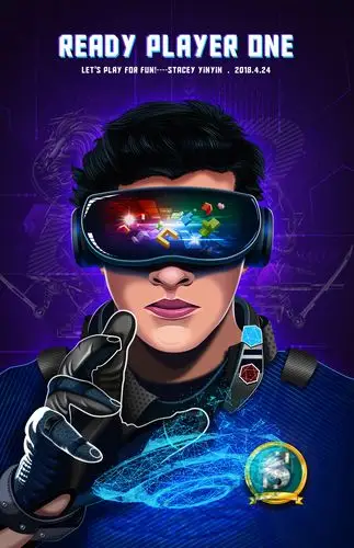 头号玩家练习插画