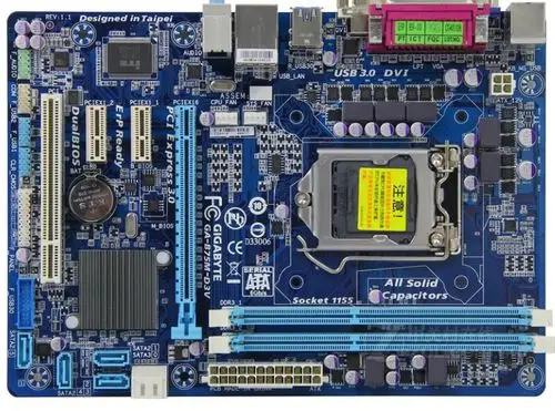 武汉技嘉主板ga-b75m-d3v电脑主板 全新正品行货无忧售后全国联保