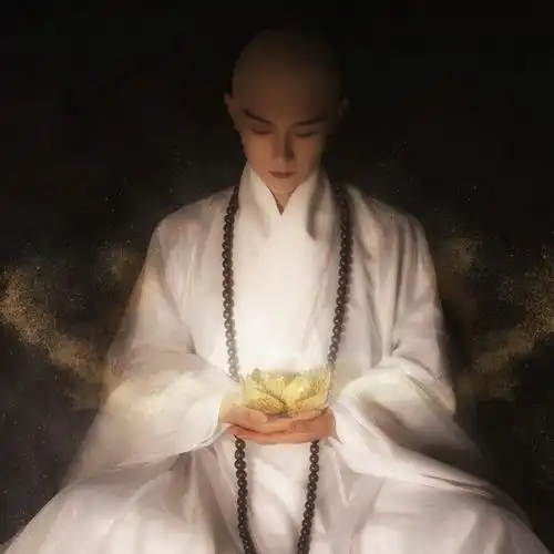 创意真人cos法海摄影头像图片