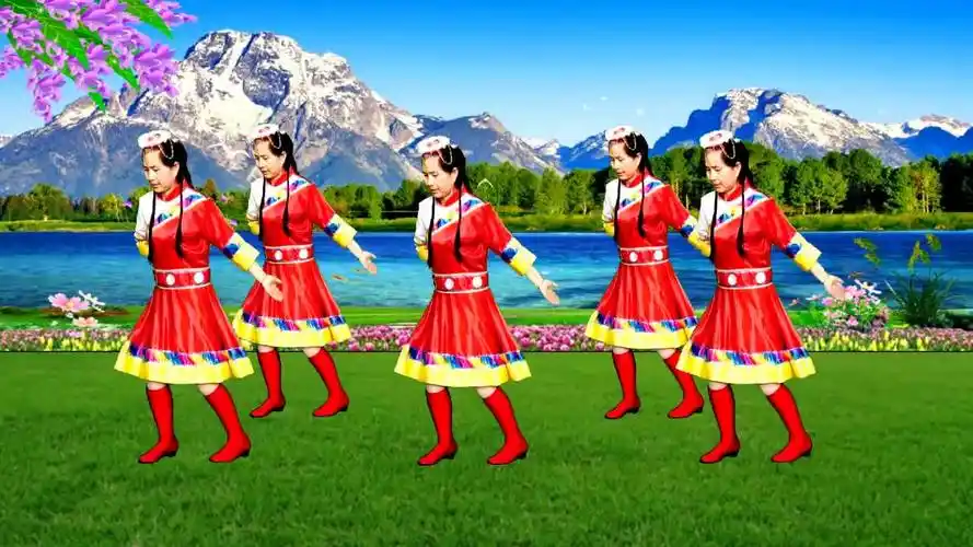广场舞《雪山姑娘》歌声大气悠扬,好听好看又好学