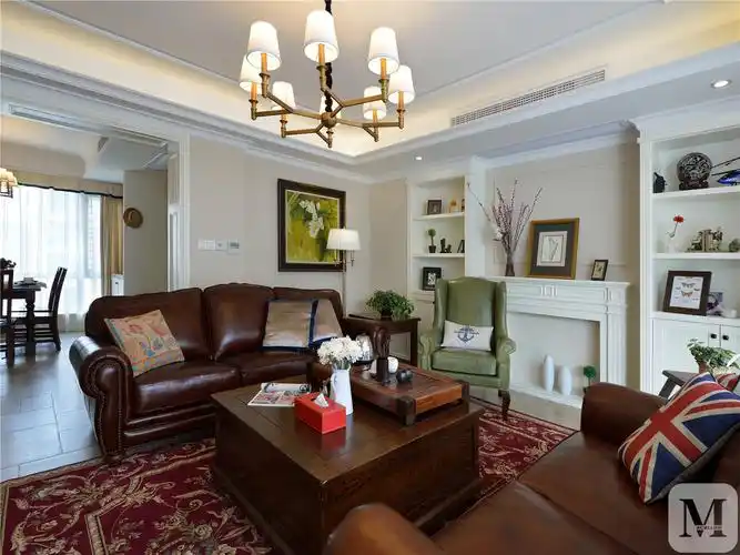 1万170㎡美式三房装修米色之恋-红星美凯龙家装效果图