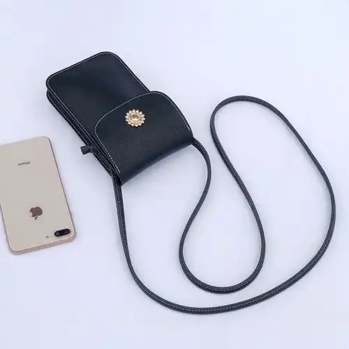 手机包女斜挎韩版竖款2022夏季百搭装放钥匙零钱手机袋迷你小包包