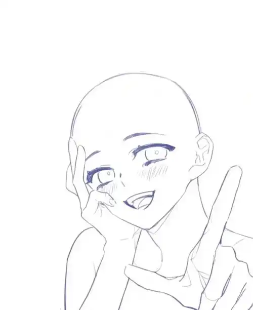 我是原创插画师  #二次元  #oc  #oc  #原创  #模板  #绘画凌晨毅点