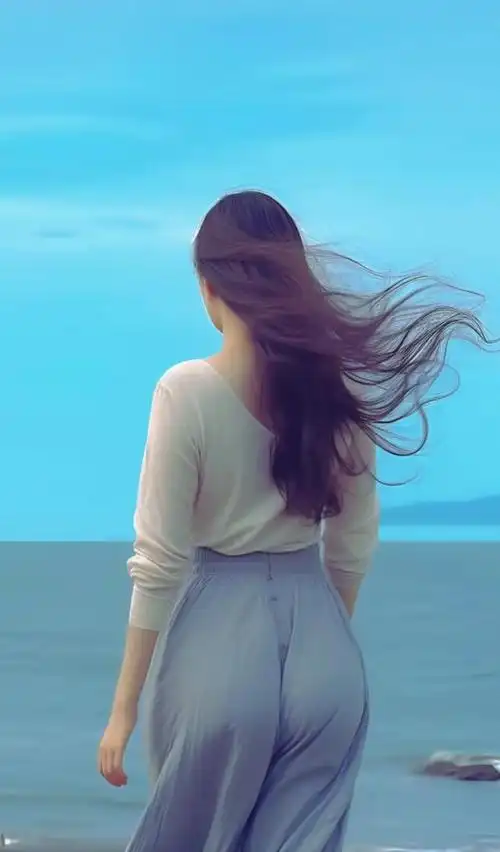 40岁女人背影的美