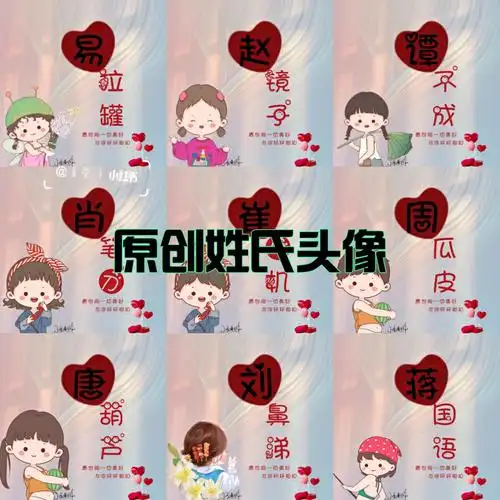 原创姓氏头像制作