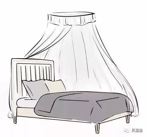 蚊帐是我们最为传统和有效的防蚊神器了,薄薄的轻纱,唯美,梦幻还能
