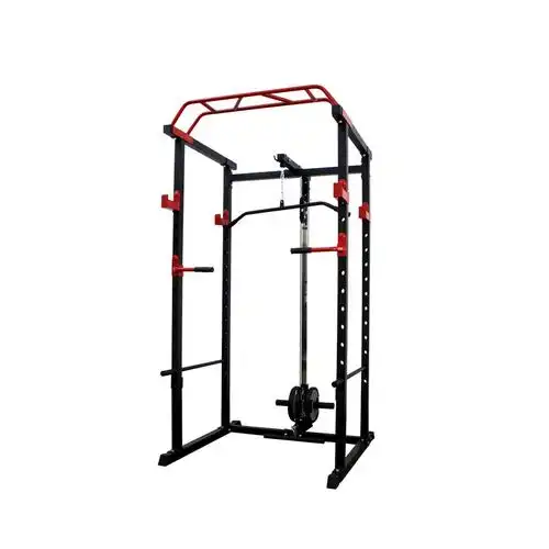 家用多功能引体向上器 室内单杠杠铃支架 健身器材卧推架深蹲架