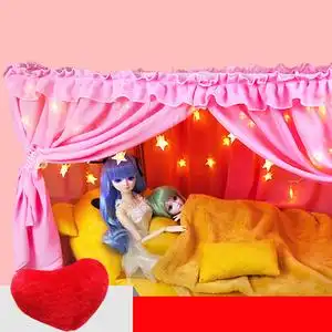 精灵梦叶罗丽娃娃床60厘米的房子大别墅豪华家具沙发全套薇薇家