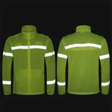 反光防晒衣夏季轻薄透气防晒服路政施工物业保安防晒衣