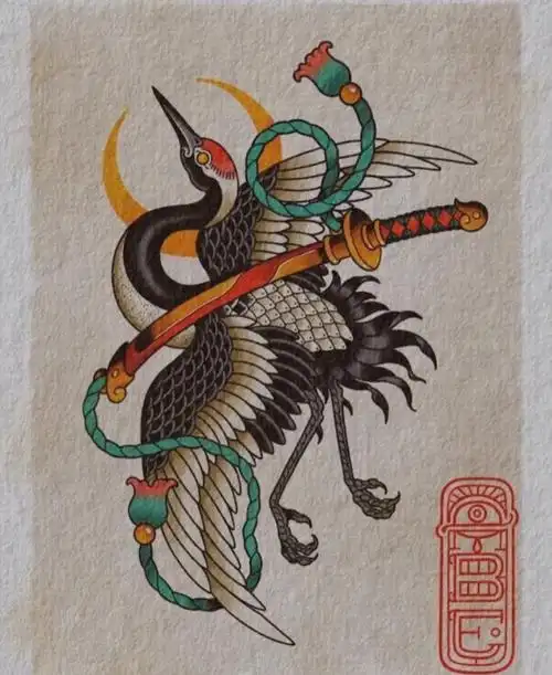 日式纹身老传统纹身手稿分享77