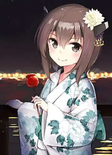 二次元 古风 少女 和服