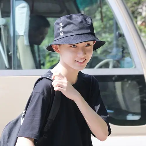 马嘉祺同款渔夫帽女原宿港风幼稚可爱少女帽子帽子