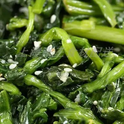 日式调味小菜心蒜香即食菜苔速冻青菜芯量大价格面议400g整箱20袋