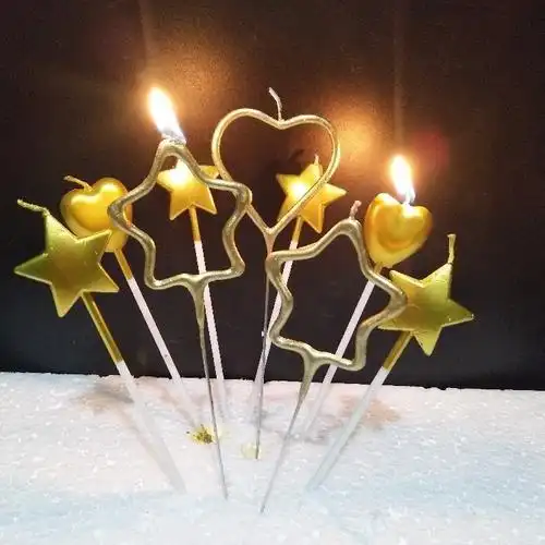 【冷烟火】烟火蛋糕装饰烟火棒冷花蜡烛棒烟无烟火 无烟 烟火蛋糕烟火