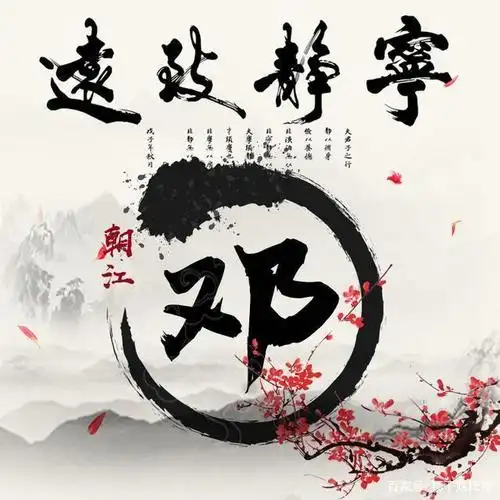 霸气水墨中国风姓氏头像,微信头像,助你大展宏图!