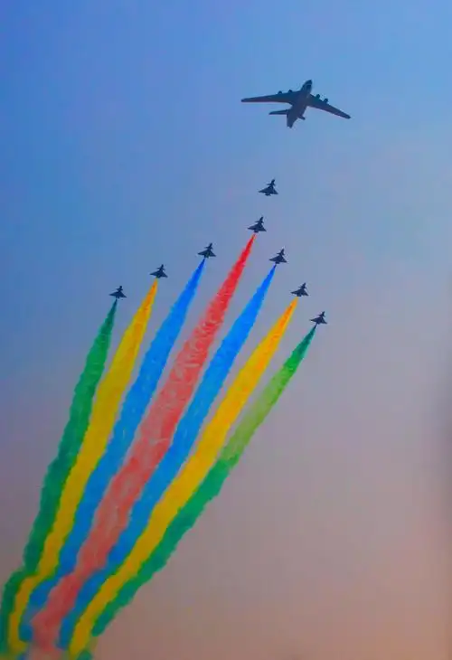 建国七十周年大阅兵空中梯队