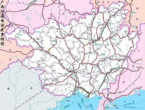 谁发一张广西铁路线地图给我
