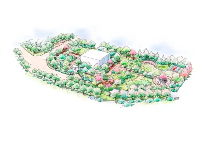 [分享]景观手绘鸟瞰图画法