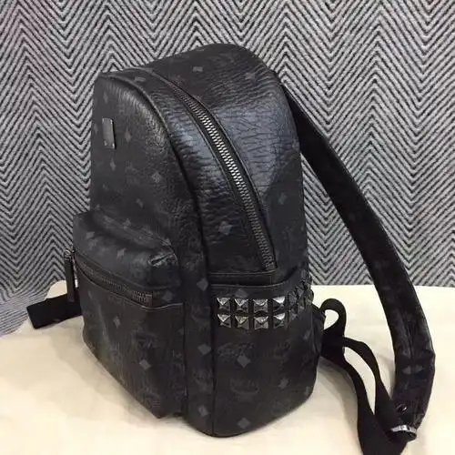 mcmmini黑色双肩包