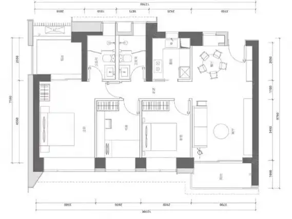 【多图】华润城润玺(二期),大冲租房,华润城润玺二期120平拎包入住