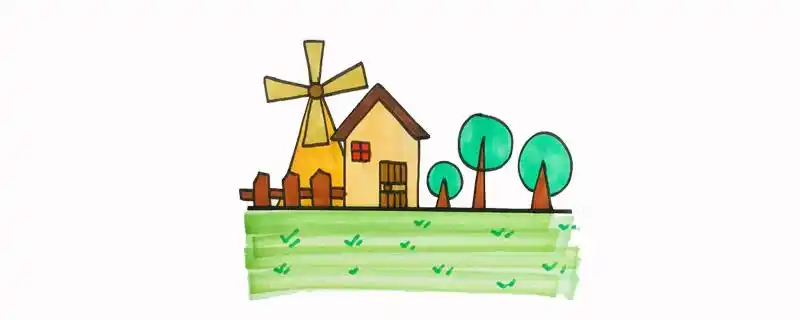 农场简笔画教程