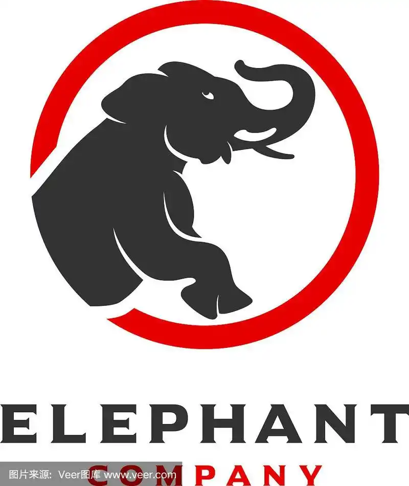 大象标志设计模板