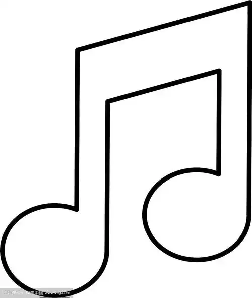 音乐音符孤立图标