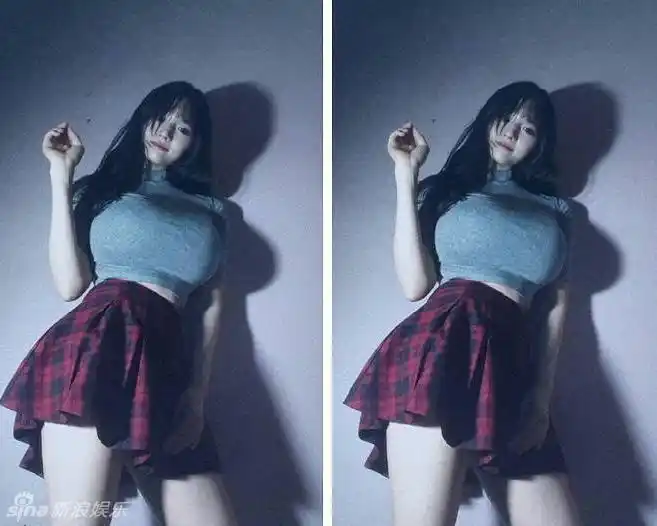 韩国巨胸妹走红中国网友组团前去观光图