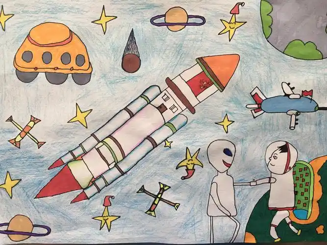 第34届辽宁省青少年科技创新大赛少年儿童科学幻想绘画作品(绚艺社团