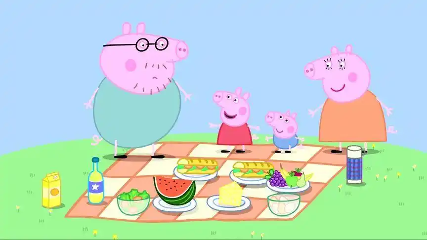 小猪佩奇 野餐