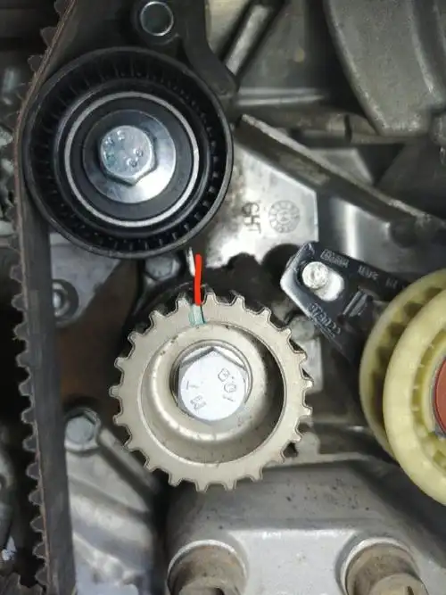 传祺gs520发动机平衡轴皮带记号怎么对