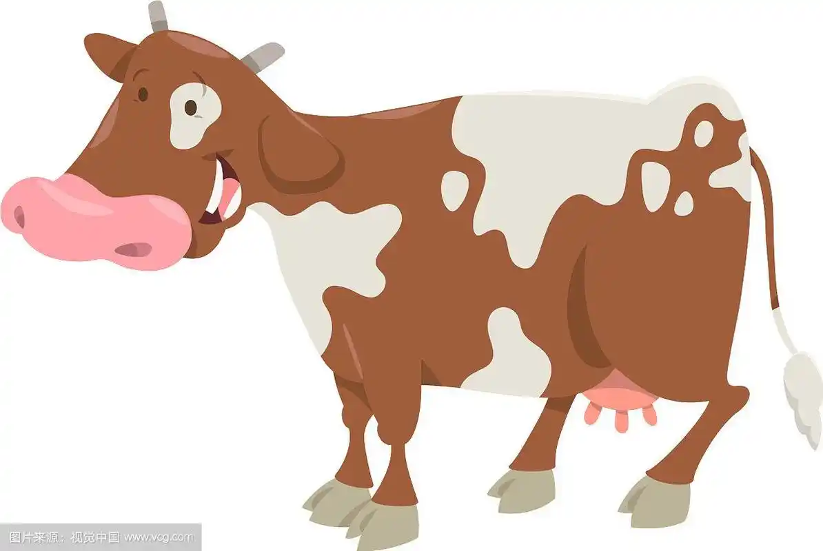 斑点奶牛农场动物