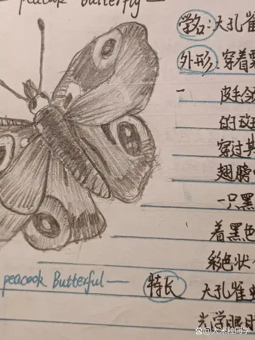 大孔雀蝶昆虫记昆虫档案