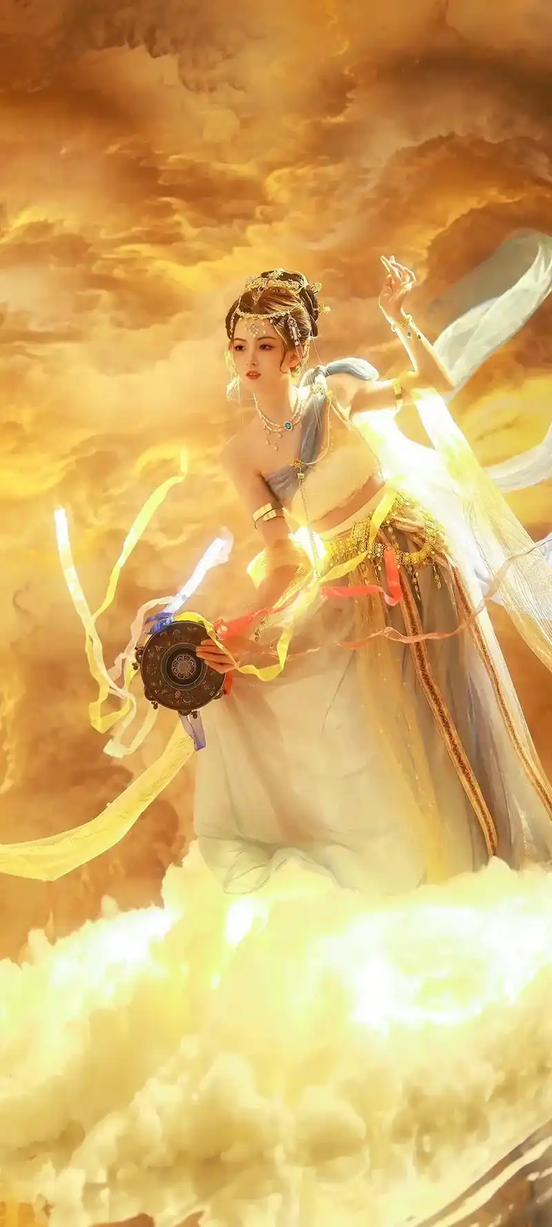 是你们想要的飞天仙女吗#送你一张壁纸 #壁纸 #仙女 #敦煌 - 抖音
