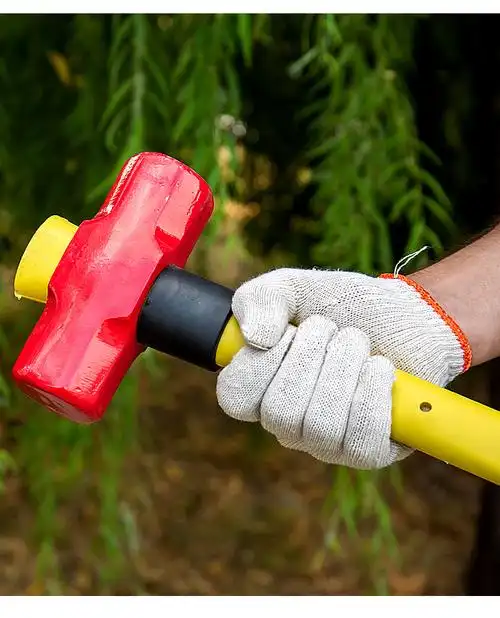 重型八角大锤倒桩大锤子铁锤方头锤消防大锤拆砸墙铁锤倒桩大铁锤