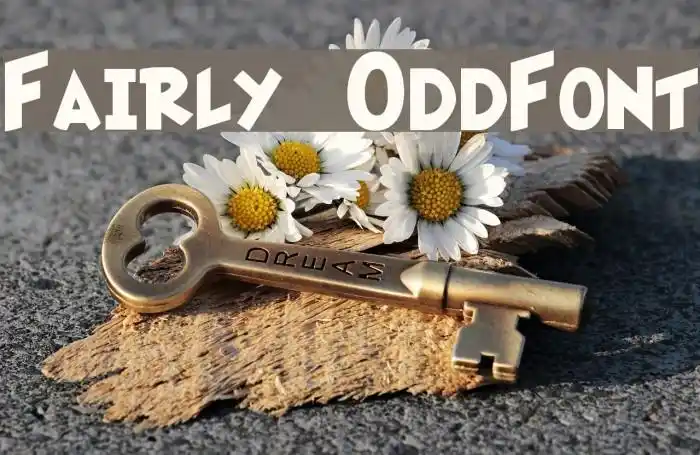 fairlyoddfont字体
