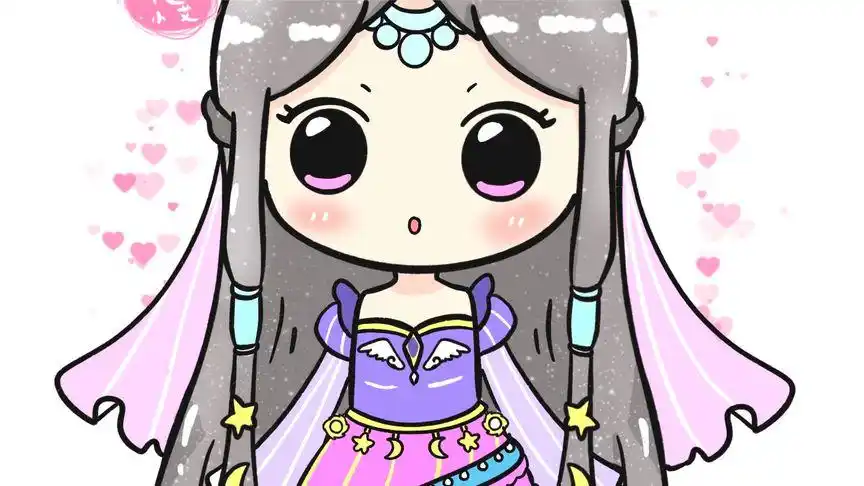 叶罗丽时间公主 时希 超萌卡通画画