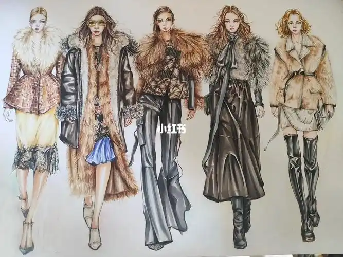 系列服装效果图