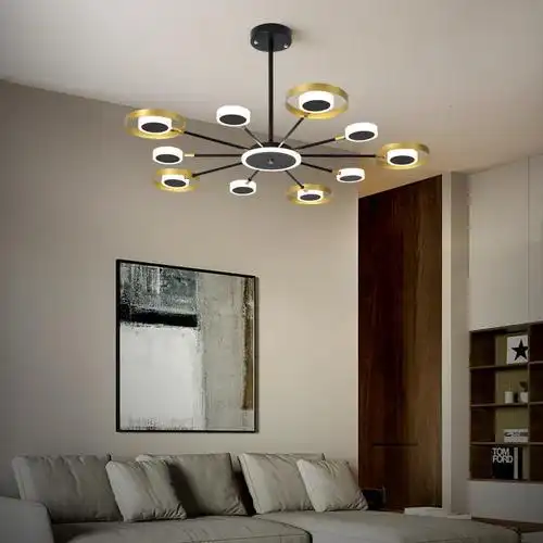 灯具视频介绍_客厅吊灯简约闪电客现代led吸顶灯2020年新款北欧轻奢网