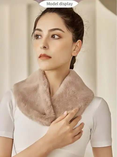 护颈脖套保暖睡觉办公室开车男女小围脖颈椎护脖套秋冬护脖子防寒