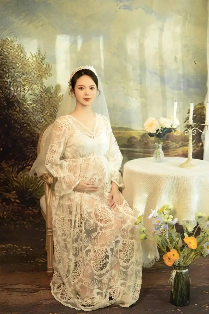 复古孕妇照