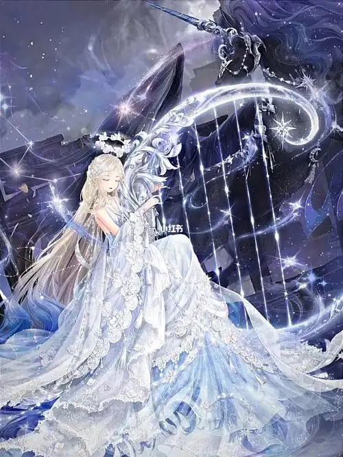 奇迹暖暖  弹竖琴的少女遇见了独角兽