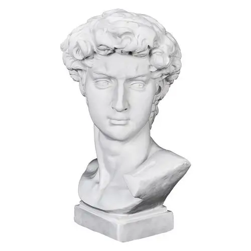 左绘大卫石膏像67cm大号素描石膏头像雕塑学校静物器材批发写生模型