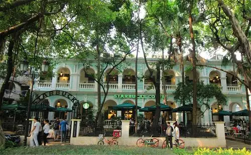 【携程攻略】广州星巴克(沙面店)适合朋友出游去吃吗,星巴克(沙面店)