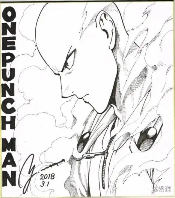 《一拳超人》漫画最新色纸放出 埼玉老师帅气登场!