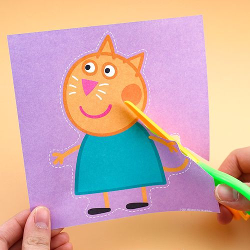 剪纸手工小猪佩奇儿童幼儿园宝宝45678岁折纸大全手工折纸