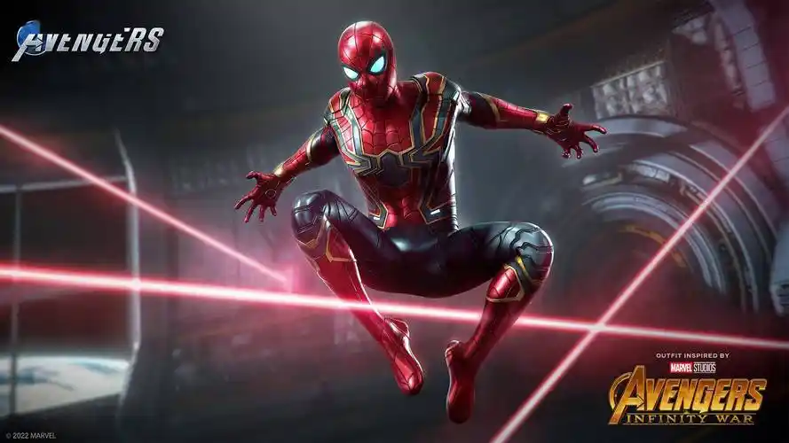 《漫威复仇者联盟》新mcu皮肤"无限战争"钢铁蜘蛛侠_漫画_战衣_形象