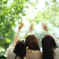 求三人闺蜜头像|背影的