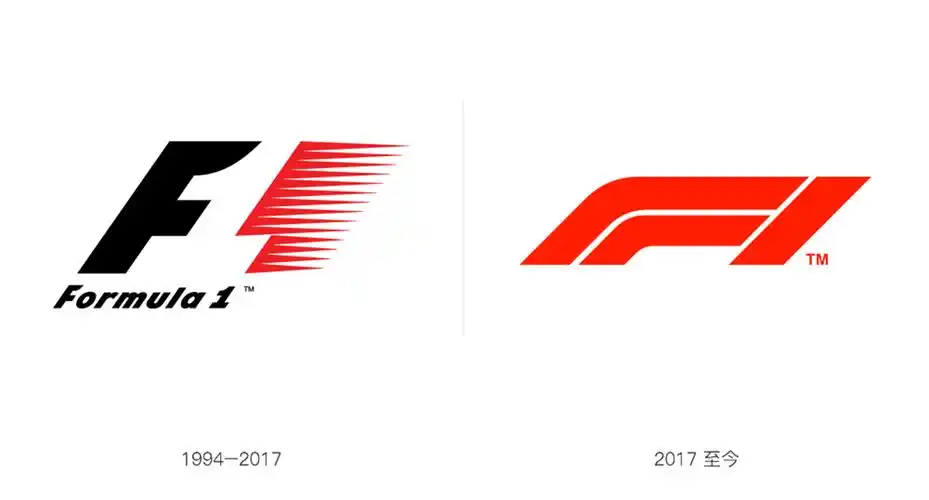 f1赛车推出全新品牌标志